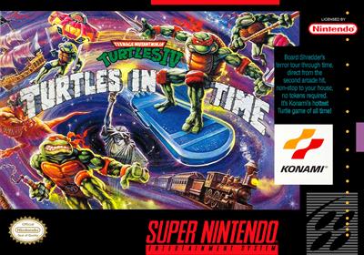 Teenage Mutant Ninja Turtles IV: Turtles in Time - Box - Front Image