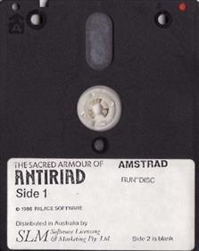 The Sacred Armour of Antiriad - Disc Image