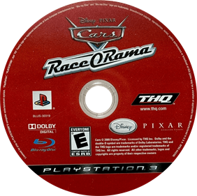 Cars Race-O-Rama - Disc Image