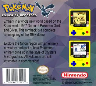 Pokémon Silver 97: Reforged - Box - Back Image