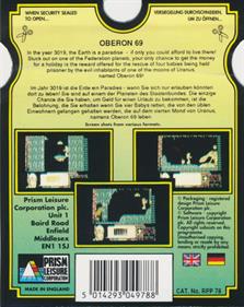 Oberon 69 - Box - Back Image