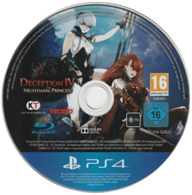 Deception IV: The Nightmare Princess - Disc Image