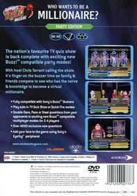 Who Wants to be a Millionaire: Party Edition - Box - Back Image