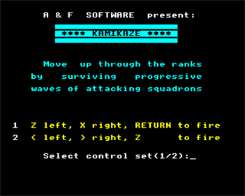 Kamakazi - Screenshot - Game Title Image