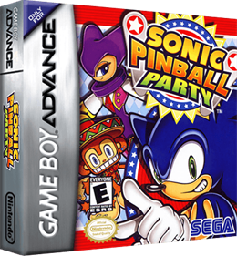 Sonic Pinball Party - Box - 3D Image