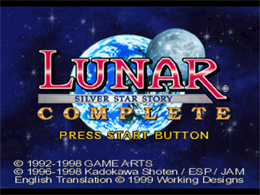 Lunar: Silver Star Story Complete - Screenshot - Game Title Image