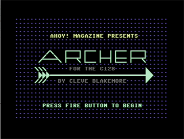 Archer - Screenshot - Game Title Image