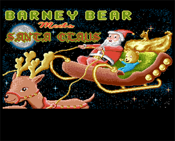 Barney Bear Meets Santa Claus - Screenshot - Game Title Image