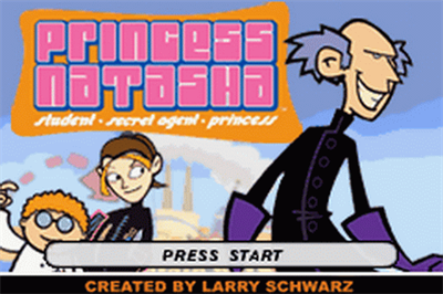 Princess Natasha: Student, Secret Agent, Princess - Screenshot - Game Title Image