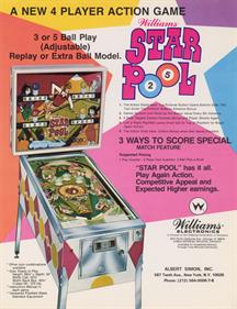 Star Pool - Advertisement Flyer - Front Image