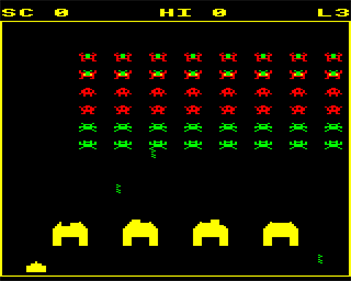 Model B Invaders - Screenshot - Gameplay Image
