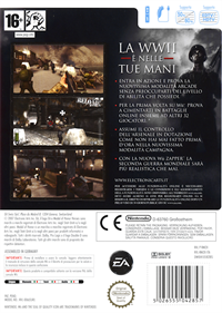 Medal of Honor: Heroes 2 - Box - Back Image