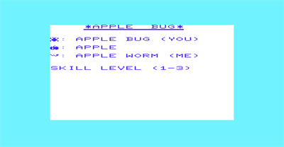 Apple Bug - Screenshot - Game Select Image