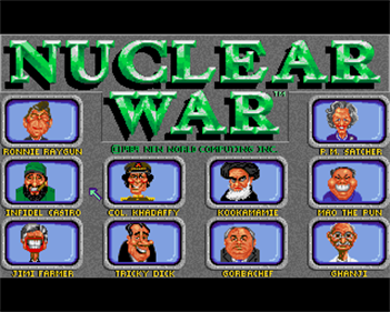 Nuclear War - Screenshot - Game Select Image