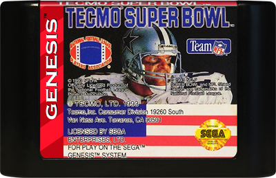 Tecmo Super Bowl - Cart - Front Image