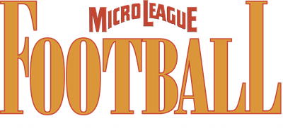 MicroLeague Football: The Coach's Challenge - Clear Logo Image