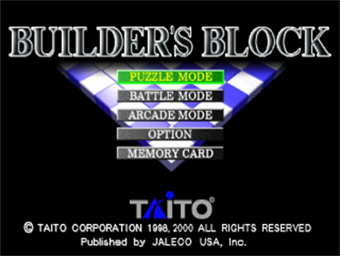Builder's Block - Screenshot - Game Title Image