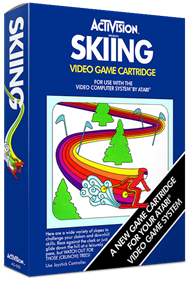 Skiing - Box - 3D Image