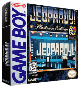 Jeopardy! Platinum Edition - Box - 3D Image