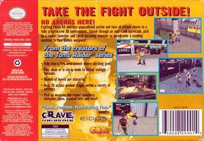 Fighting Force 64 - Box - Back Image