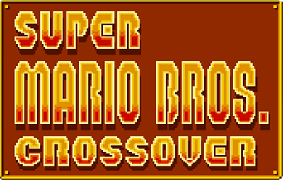 Super Mario Bros. Crossover - Clear Logo Image