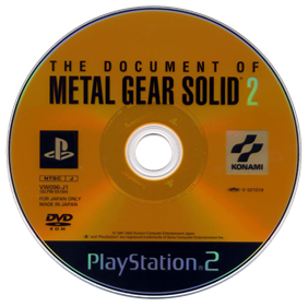 The Document of Metal Gear Solid 2 - Disc Image