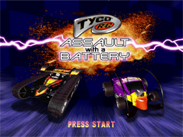 Tyco R/C: Assault with a Battery - Screenshot - Game Title Image