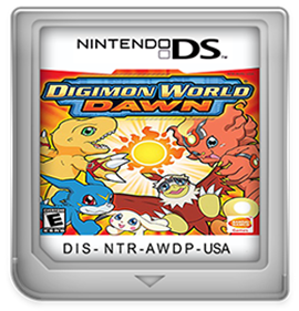 Digimon World Dawn - Fanart - Cart - Front Image