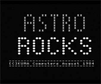 Astro Rocks - Screenshot - Game Title Image