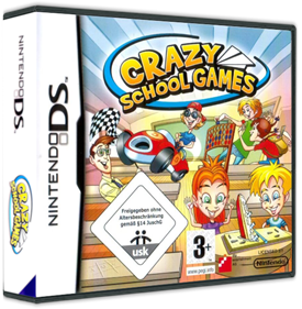 Crazy School Games - Box - 3D Image