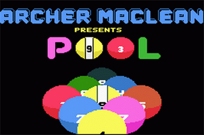 Archer Maclean's 3D Pool - Screenshot - Game Title Image