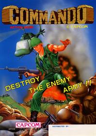 Commando (Capcom) - Advertisement Flyer - Front Image
