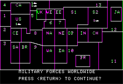 Geopolitique 1990 - Screenshot - Gameplay Image