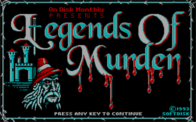 Legends of Murder: Volume 1: Stonedale Castle - Screenshot - Game Title Image