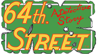 64th. Street: A Detective Story - Clear Logo Image