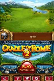 Jewel Master: Cradle of Rome 2 - Screenshot - Game Title Image