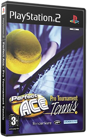 Perfect Ace: Pro Tournament Tennis - Box - 3D Image