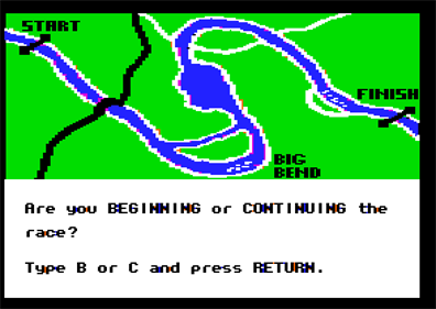 The White Water Canoe Race - Screenshot - Game Select Image