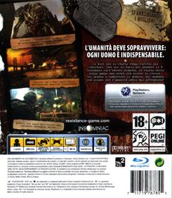 Resistance 2 - Box - Back Image