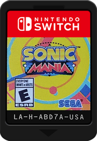 Sonic Mania - Cart - Front Image