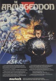 The Armageddon Man - Advertisement Flyer - Front Image