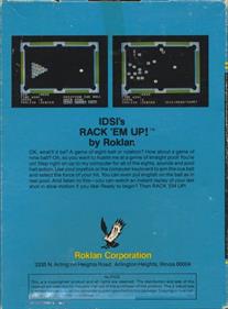 Rack'em Up! - Box - Back Image