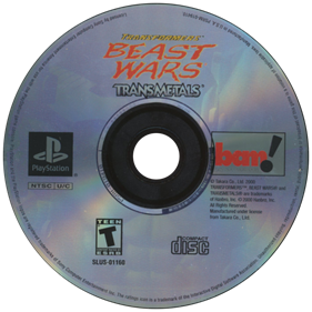 Transformers: Beast Wars Transmetals - Disc Image