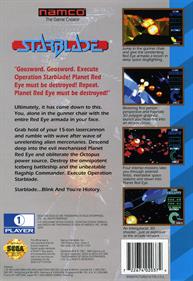 Starblade - Box - Back Image