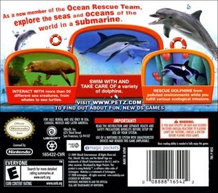 Petz Dolphinz Encounter - Box - Back Image