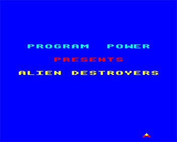 Alien Destroyers - Screenshot - Game Title Image