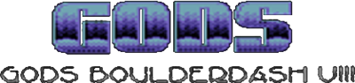 Gods Boulder Dash 8 - Clear Logo Image