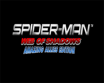 Spider-Man: Web of Shadows: Amazing Allies Edition - Screenshot - Game Title Image