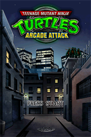 Teenage Mutant Ninja Turtles: Arcade Attack - Screenshot - Game Title Image