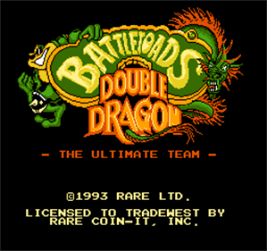 Battletoads / Double Dragon - Screenshot - Game Title Image